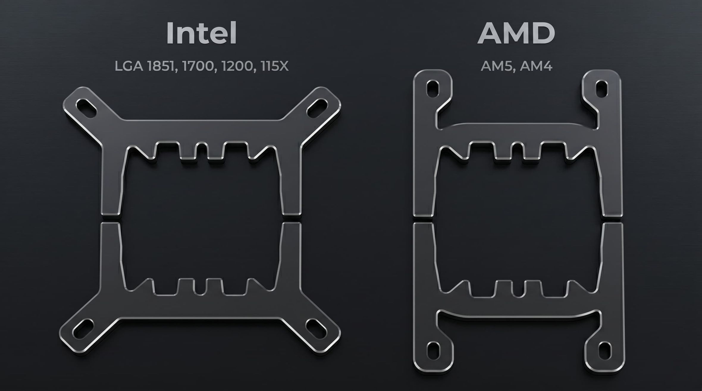 Крепления СЖО для Intel и AMD