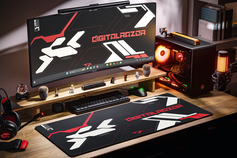 Branded Black Red 90x40см