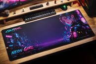 Коврик для мыши DigitalRazor DigitalRazor Neon Girl Cyberpunk 90х40см, фото №3