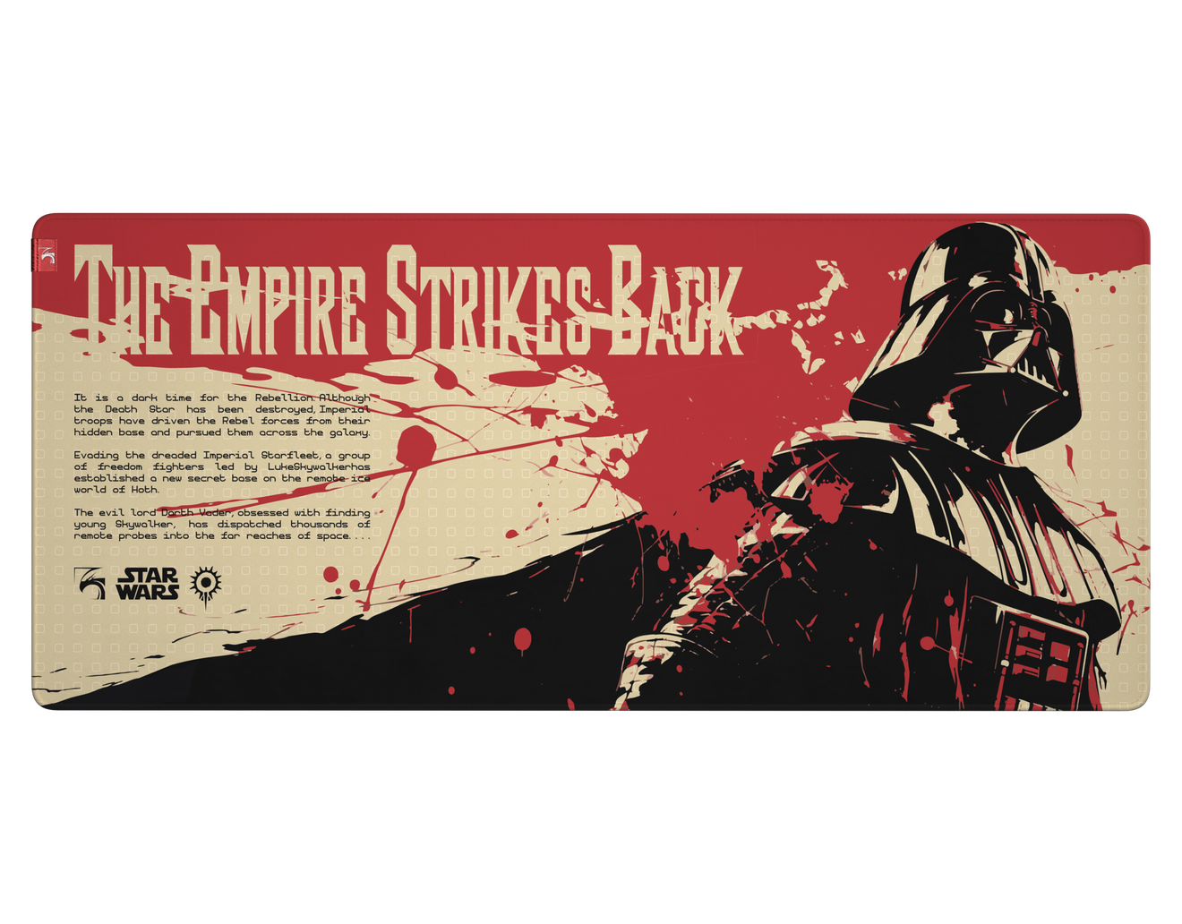 Коврик для мыши DigitalRazor Star Wars Red 90x40см, фото №5