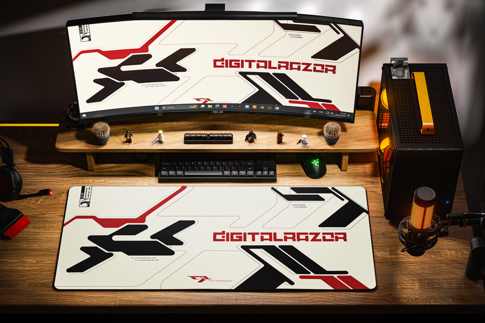 Branded White Red 90x40см