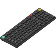 Клавиатура DigitalRazor Nuphy AIR100v3 Nebula Dark Brown Nano Switch, фото №1