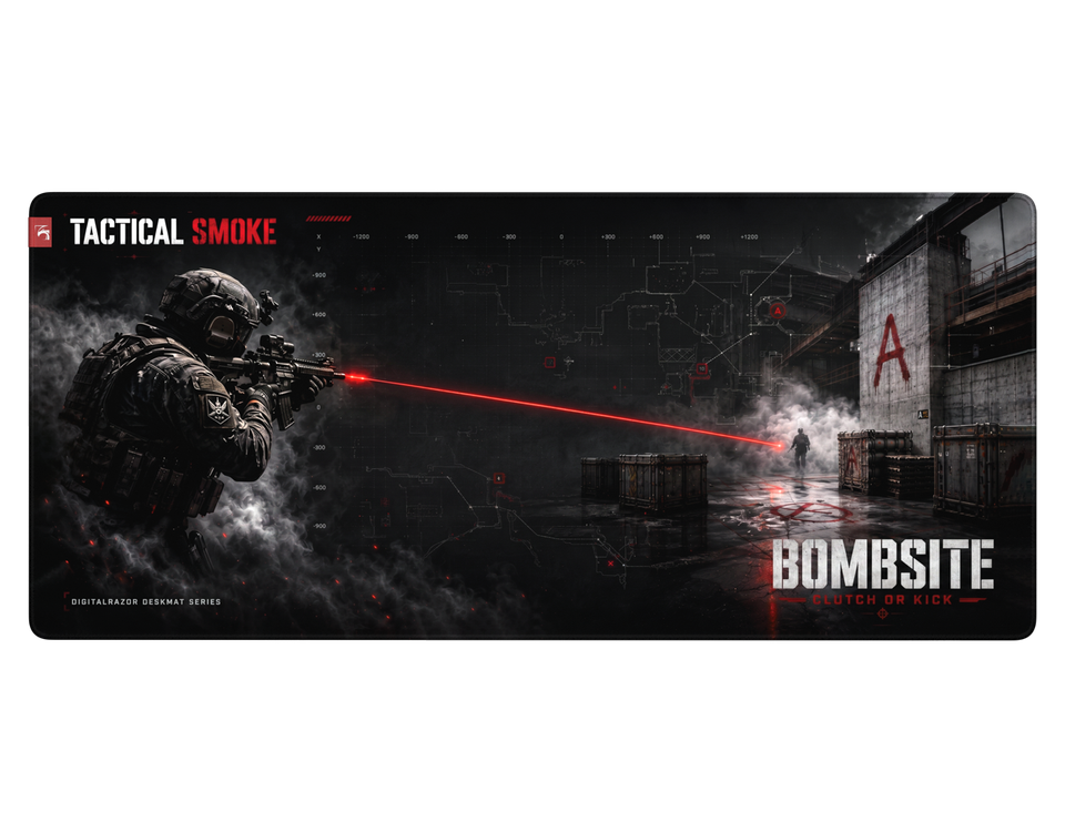 DigitalRazor CS2 Tactical Smoke Bombsite 90х40см