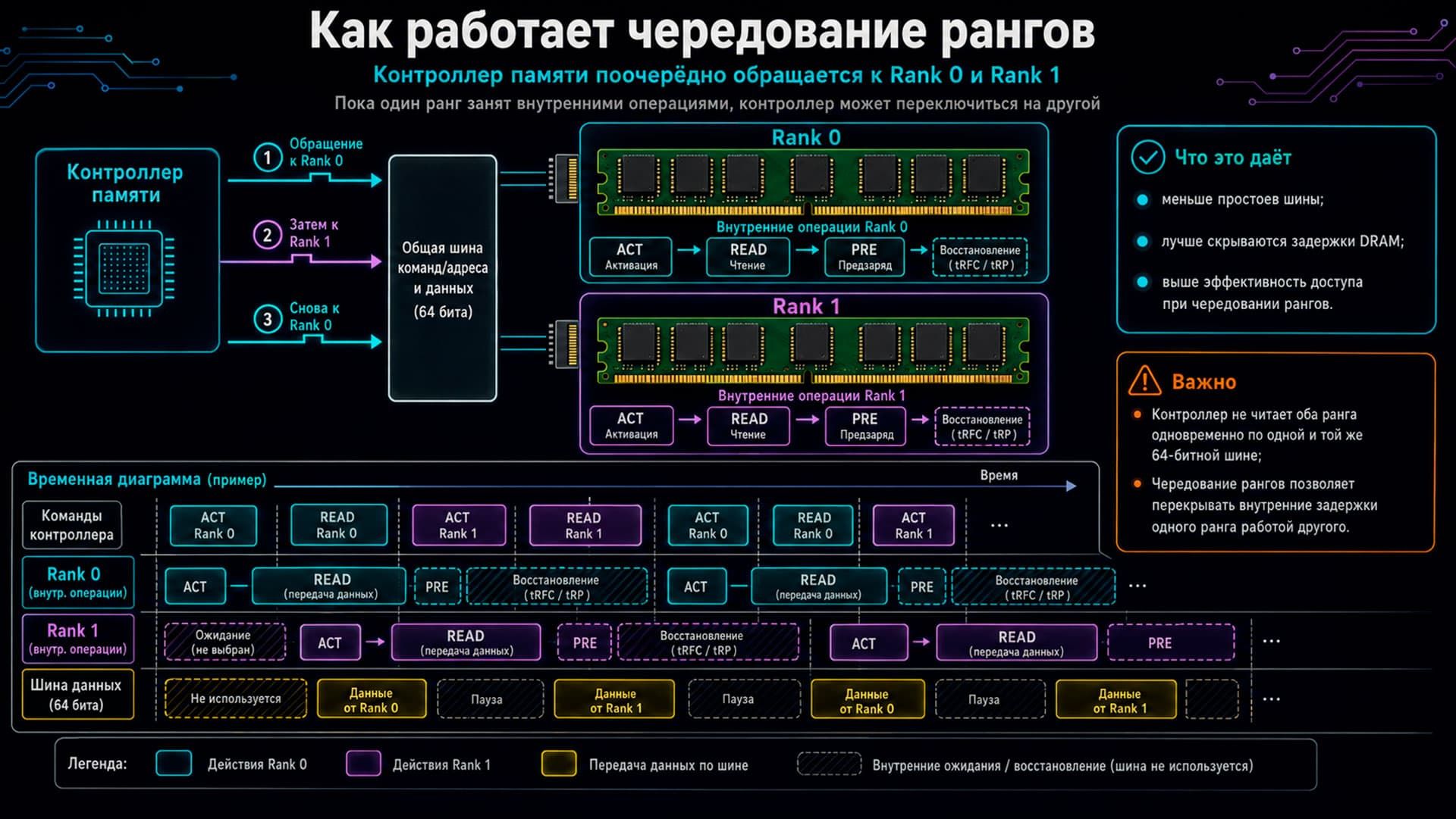 Чередование рангов