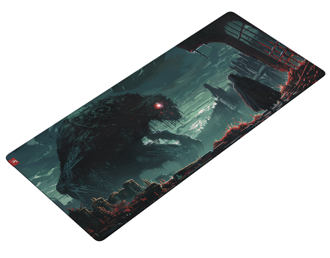 Коврик для мыши DigitalRazor Elden Ring pixel Green 90x40см, фото №1