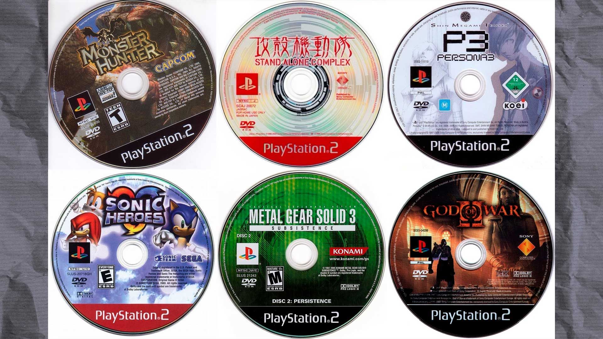 DVD-диски для PS2