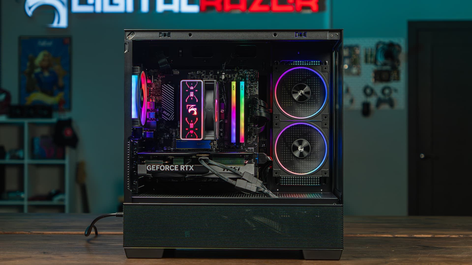 Компьютер на R5 7500F и RTX 5060 Ti 16ГБ