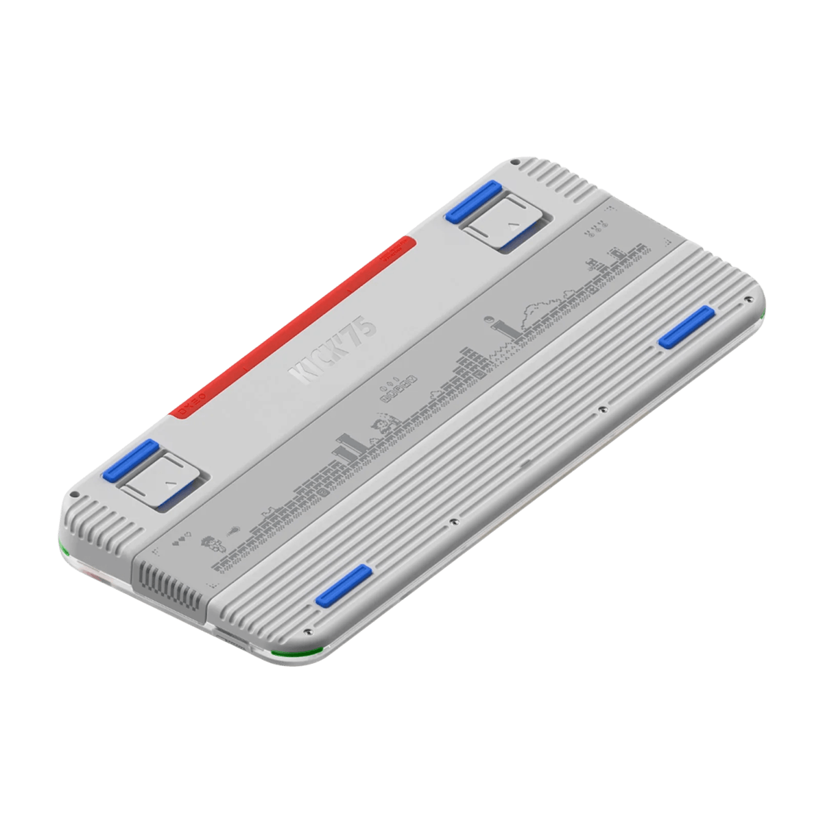 Клавиатура DigitalRazor Nuphy Kick75 Low Profile Silver Nano Switch, фото №2