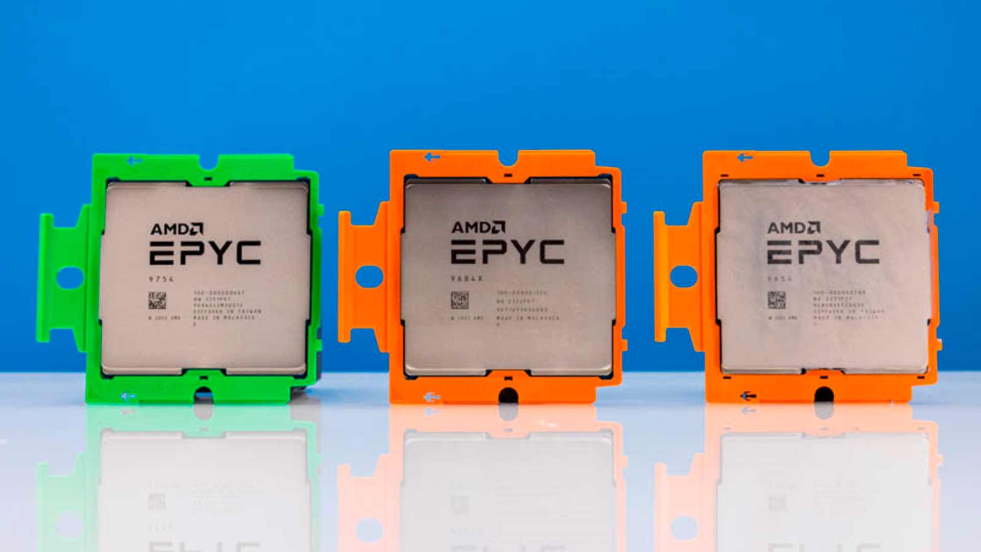 Процессоры AMD EPYC 9754 Bergamo, AMD EPYC 9684X Genoa X и AMD EPYC 9654 Genoa