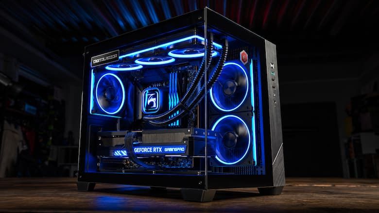 DigitalRazor PROGAMING X1 с RTX 5070: один компьютер для игр в 2K и стриминга