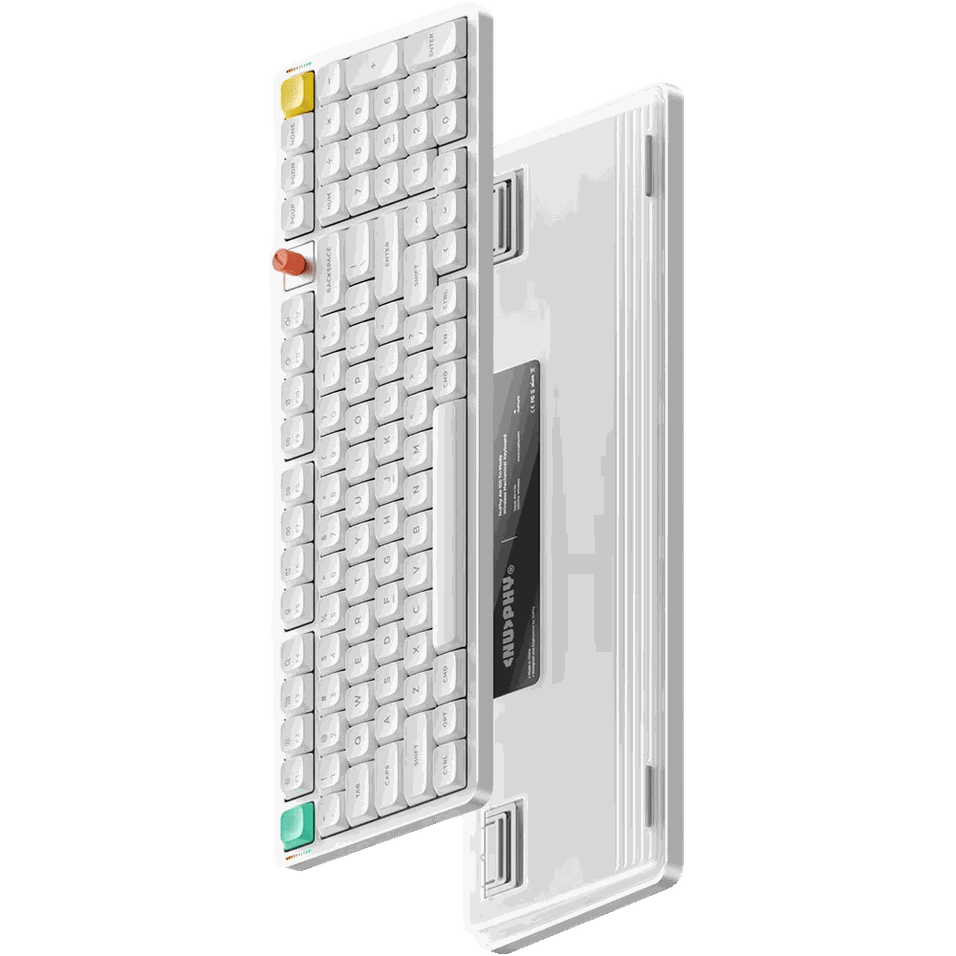 Nuphy AIR100v3 Nova White Red Nano Switch