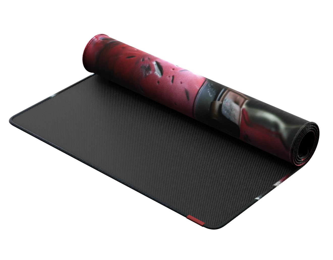 Коврик для мыши DigitalRazor Deadpool back red-black 90x40см, фото №7