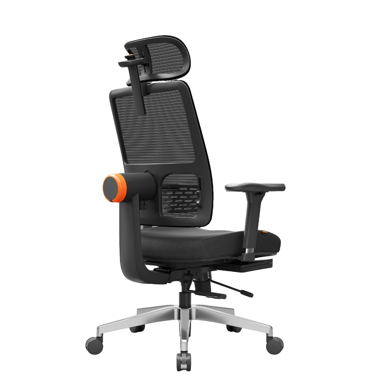 Кресло DigitalRazor FoxGear NETZ M Black, фото №5