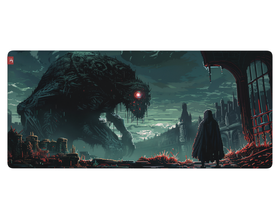 Elden Ring pixel Green 90x40см