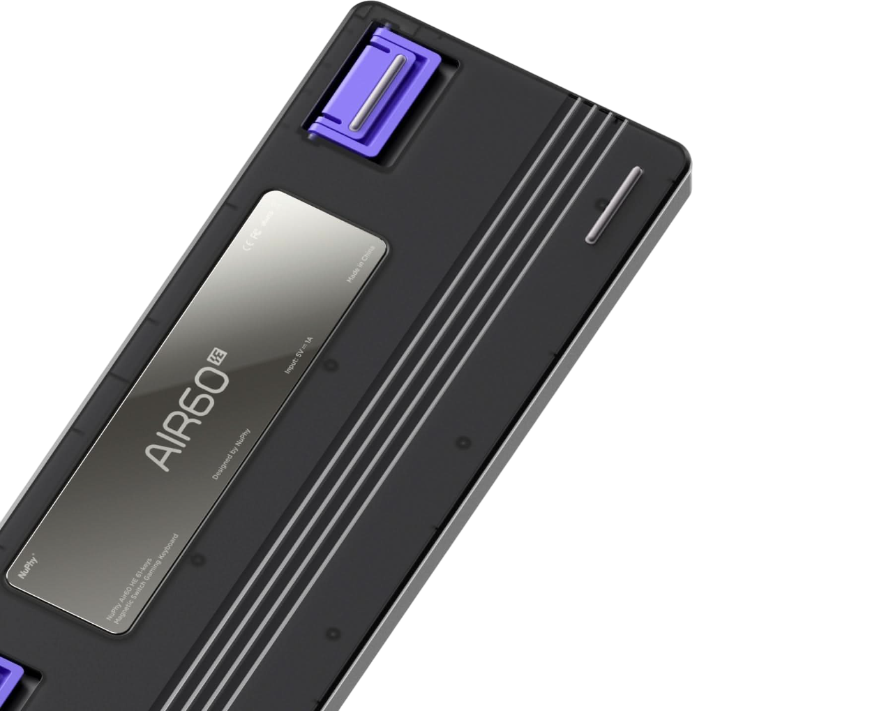 Клавиатура DigitalRazor Nuphy Air60 HE Low-Profile Magnetic Jade Pro Switch, фото №4