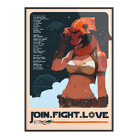 Постер DigitalRazor Join Fight Love, фото №1