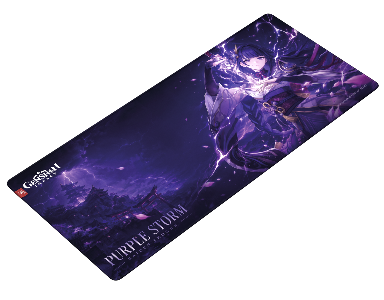 Коврик для мыши DigitalRazor DigitalRazor Genshin Impact Purple Storm 90х40см, фото №1