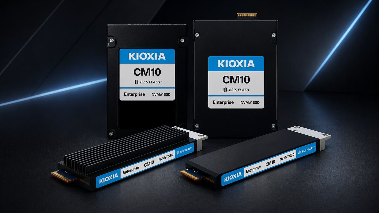 Kioxia CM10: SSD на PCIe 6.0 разгружает память GPU