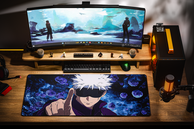 Коврик для мыши DigitalRazor Satoru Gojo blue 90x40см, фото №2