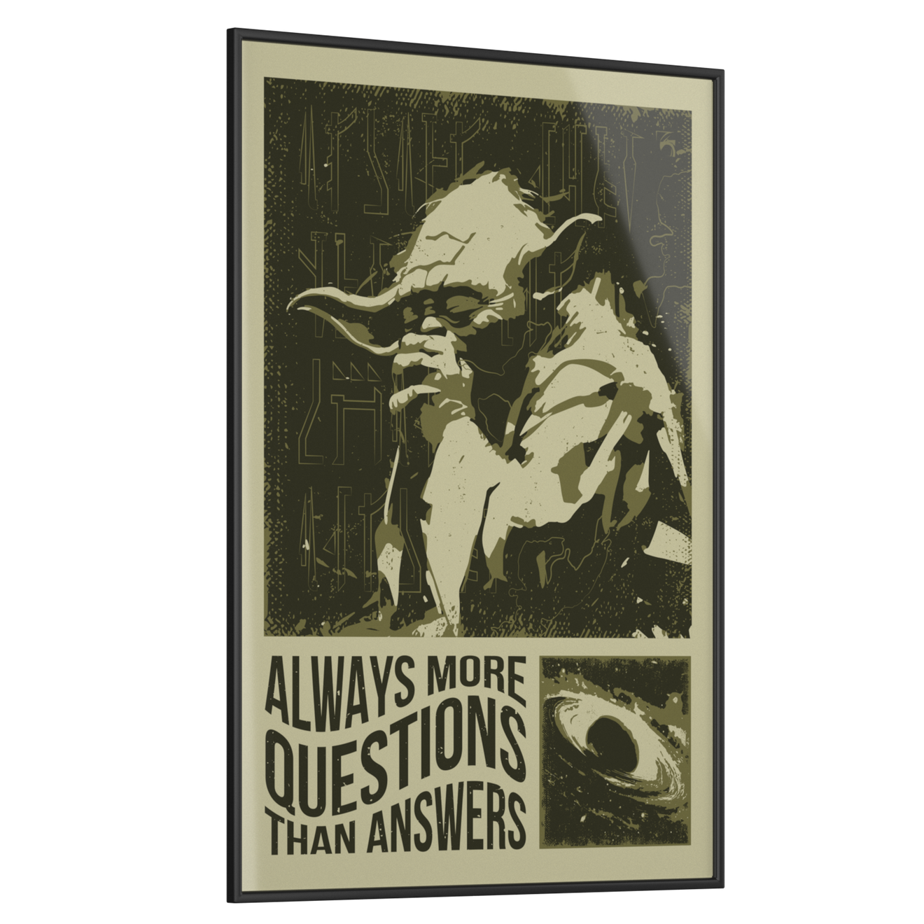 Постер DigitalRazor Yoda Meditation, фото №2