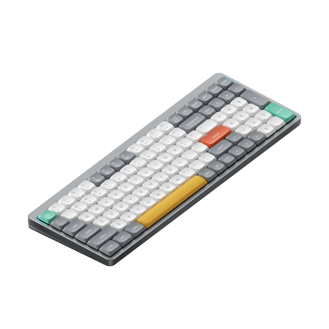 Клавиатура DigitalRazor Nuphy AIR96v2 Lunar Gray Red RU, фото №1