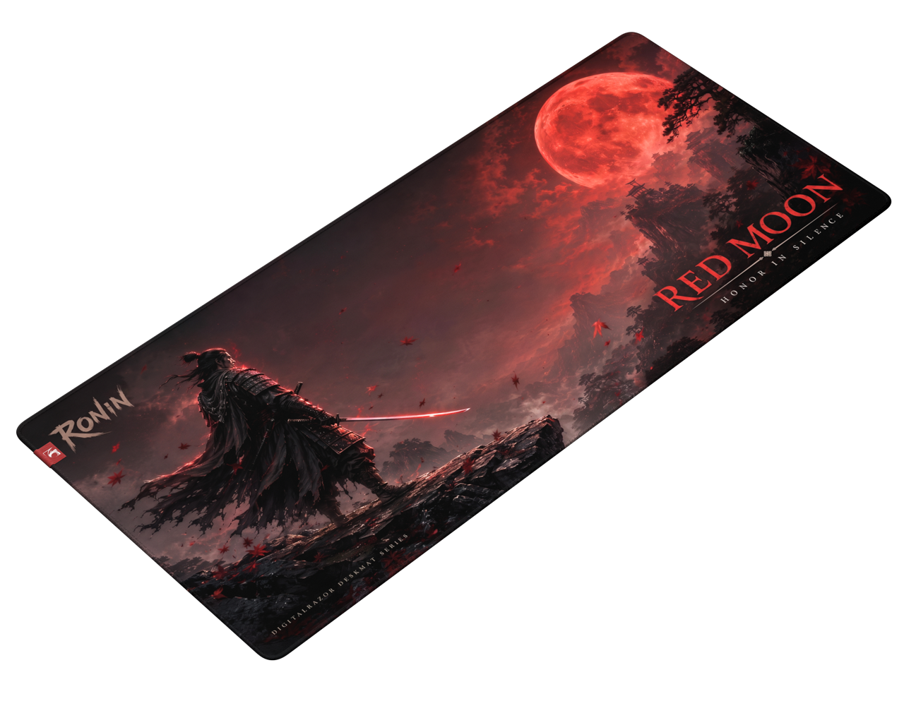 Коврик для мыши DigitalRazor DigitalRazor Ronin Red Moon 90х40см, фото №1