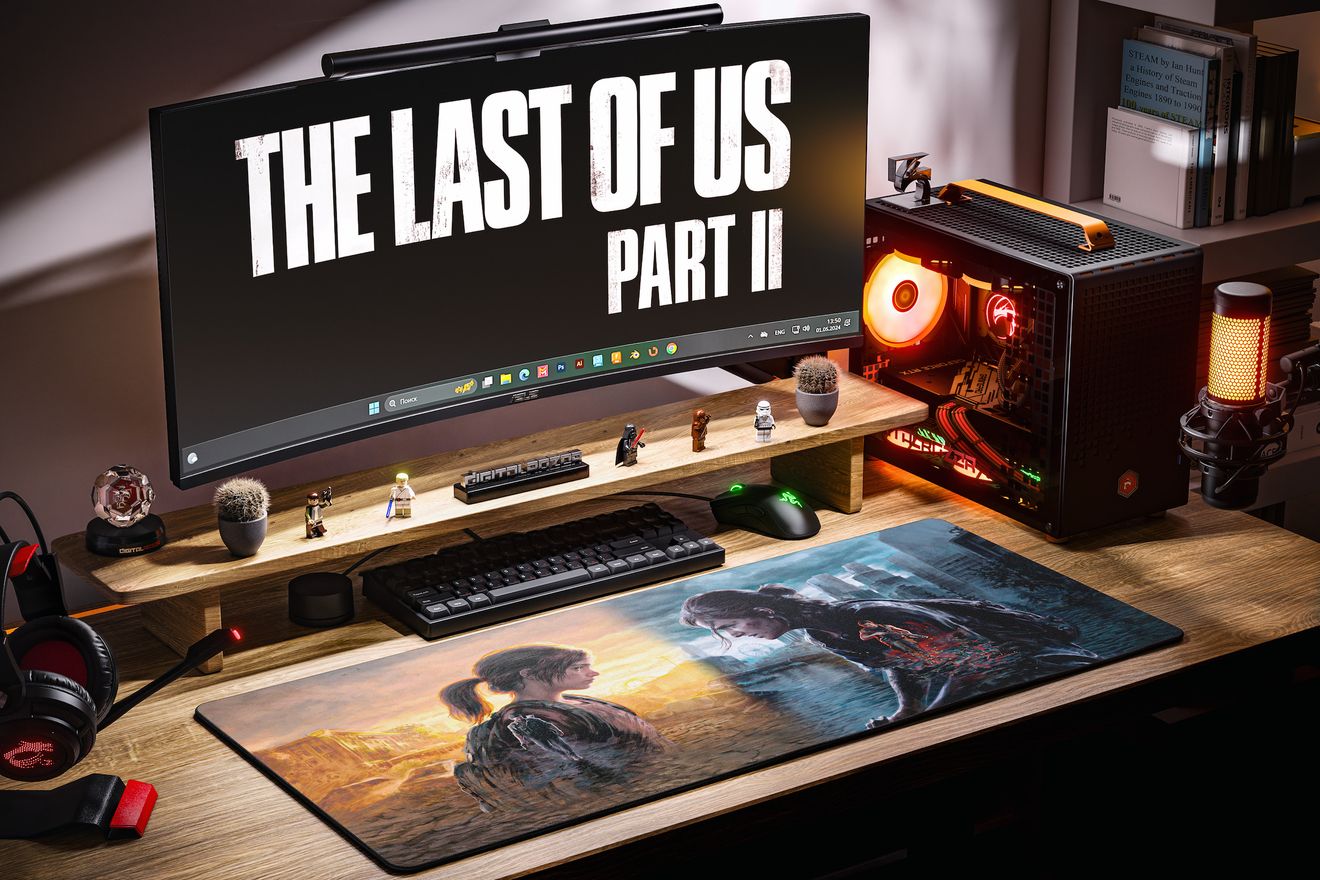 Коврик для мыши DigitalRazor The Last of Us part 2 Ellie 90x40 см, фото №4
