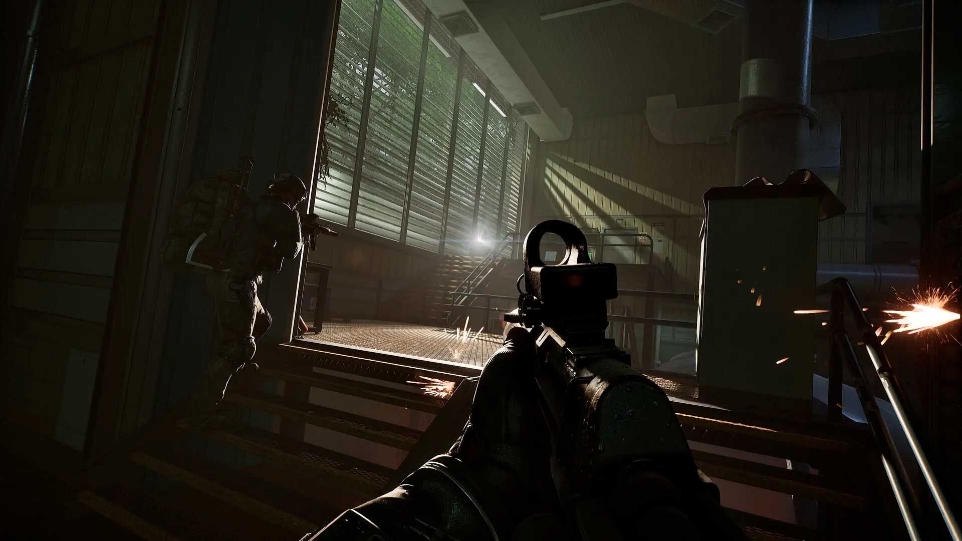 Скриншот Black Budget, где ведется перестрелка