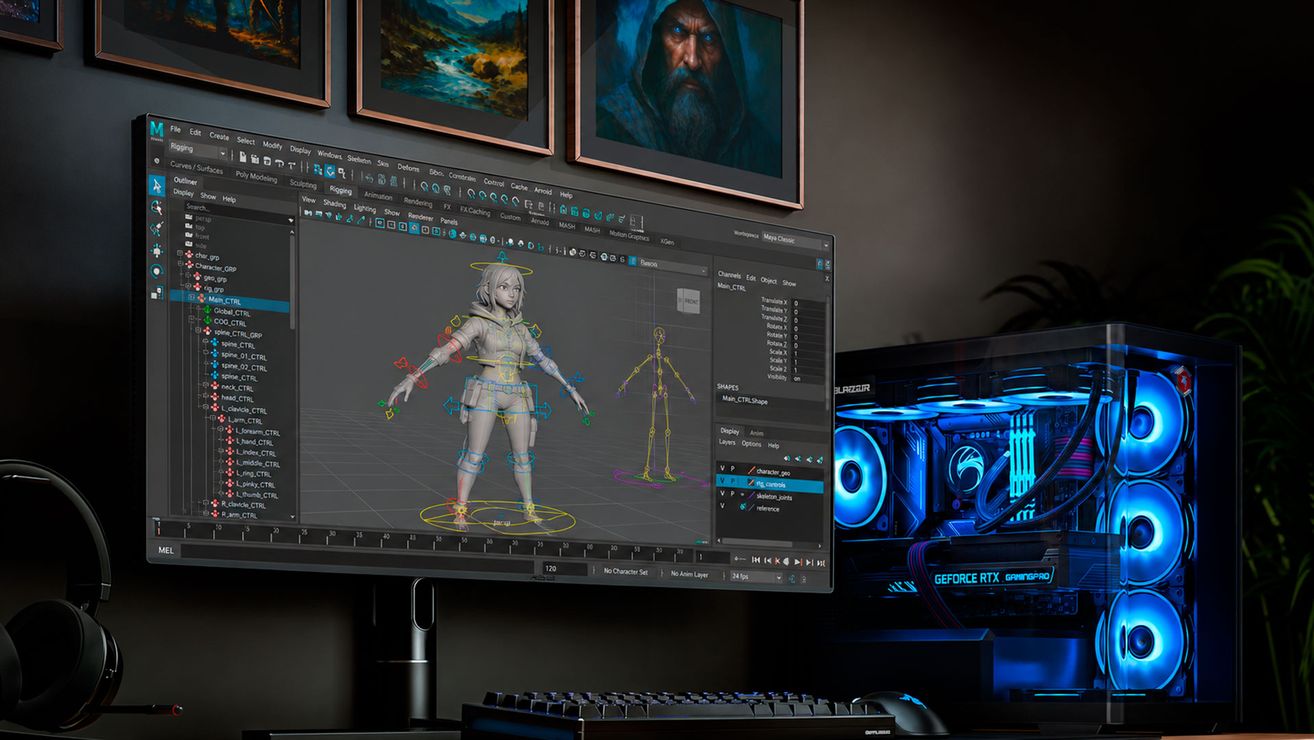 Компьютер для Autodesk Maya — системные требования и сборки