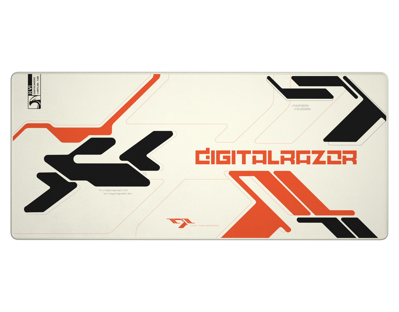 Коврик для мыши DigitalRazor Branded Orange 90x40см, фото №5