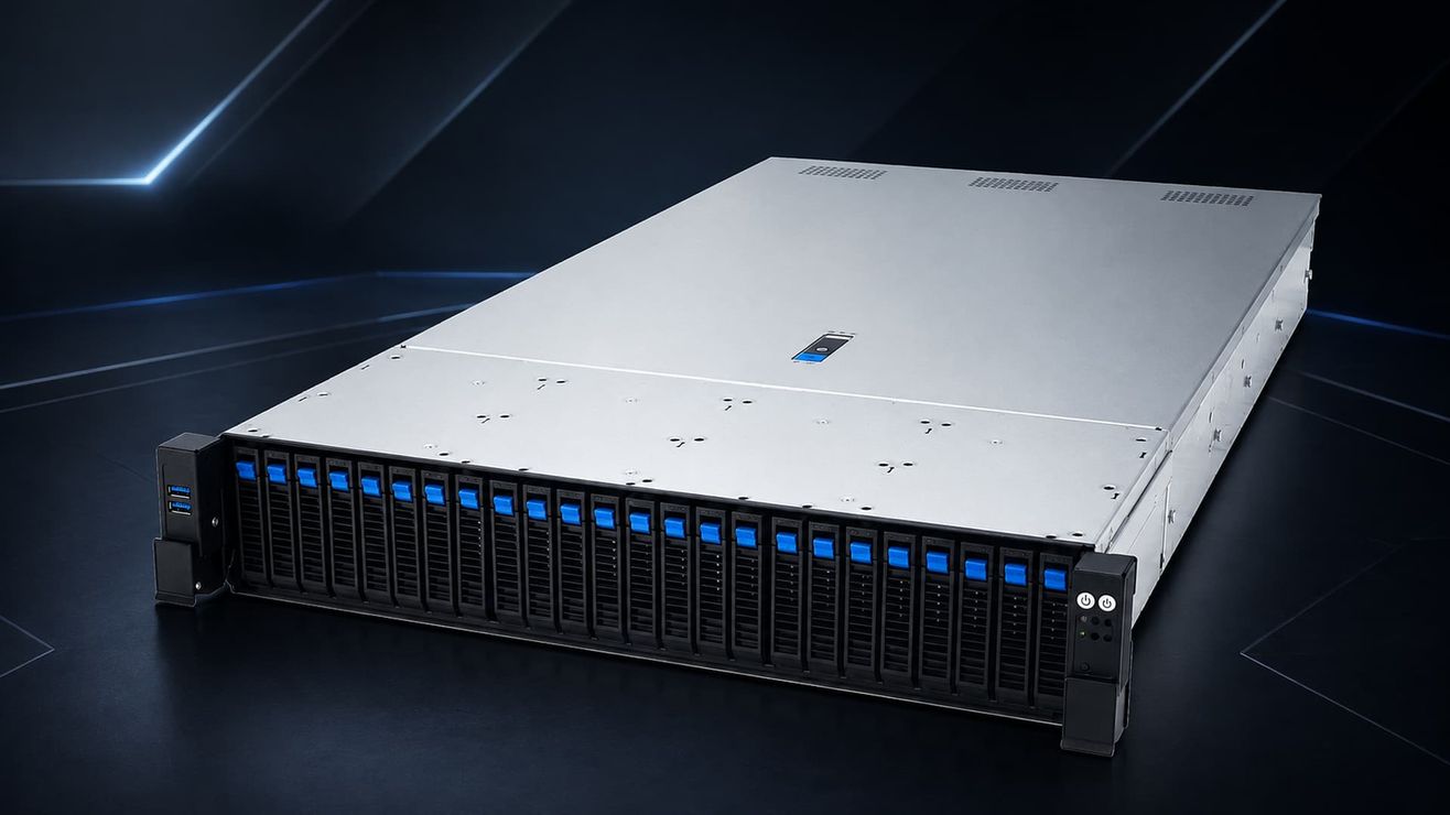 ASUS RS720-E12-RS24G: 24 NVMe и GPU в одном 2U