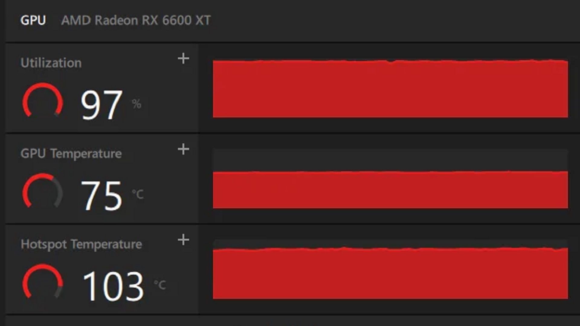 Повышенные температуры видеокарты