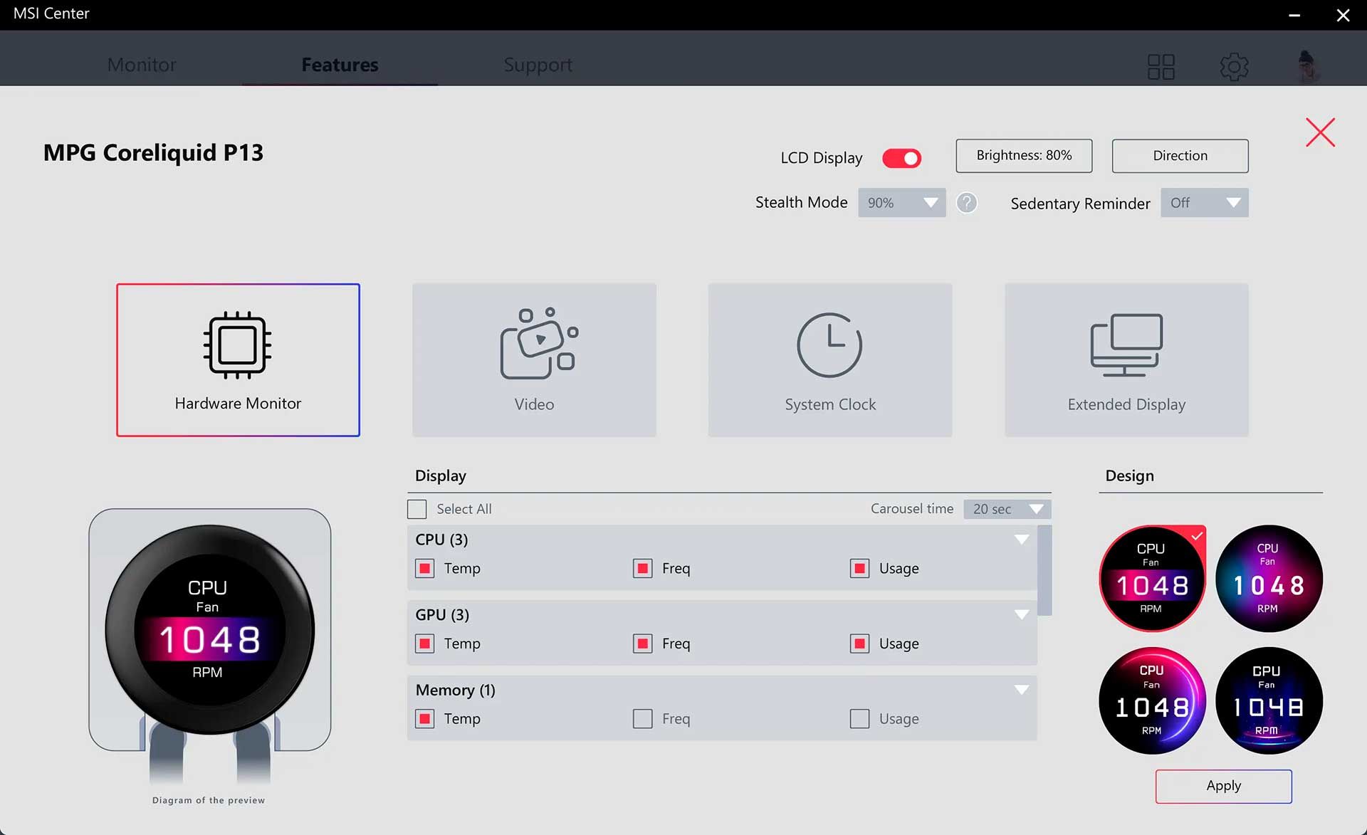 MSI MPG CoreLiquid P13