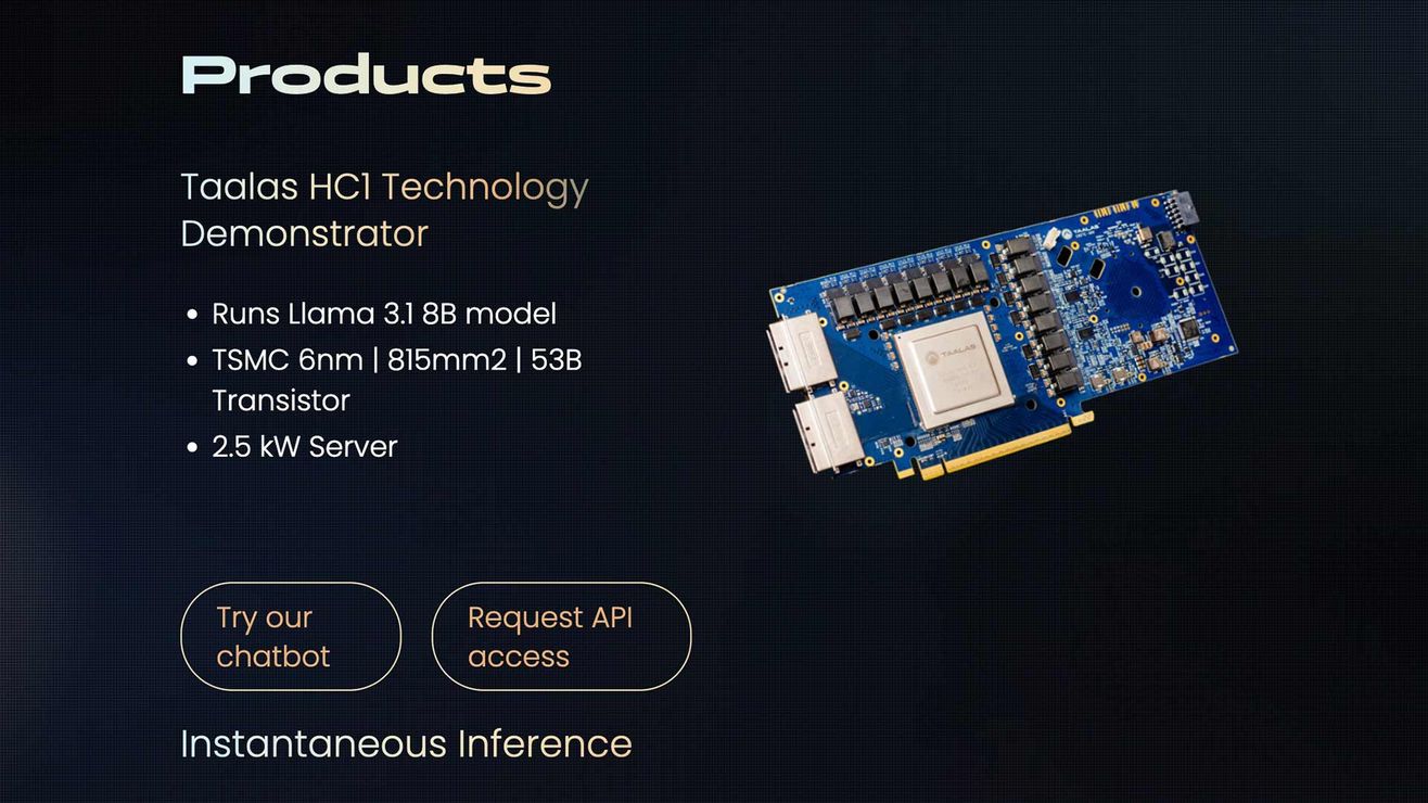 Конец эпохи GPU: стартап Taalas вшил ИИ-модель прямо в кремний