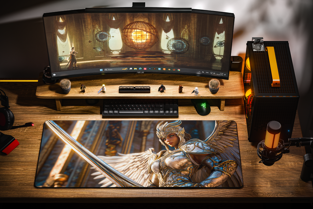 Коврик для мыши DigitalRazor Ashes of Creation Valkyrie 90x40см, фото №2