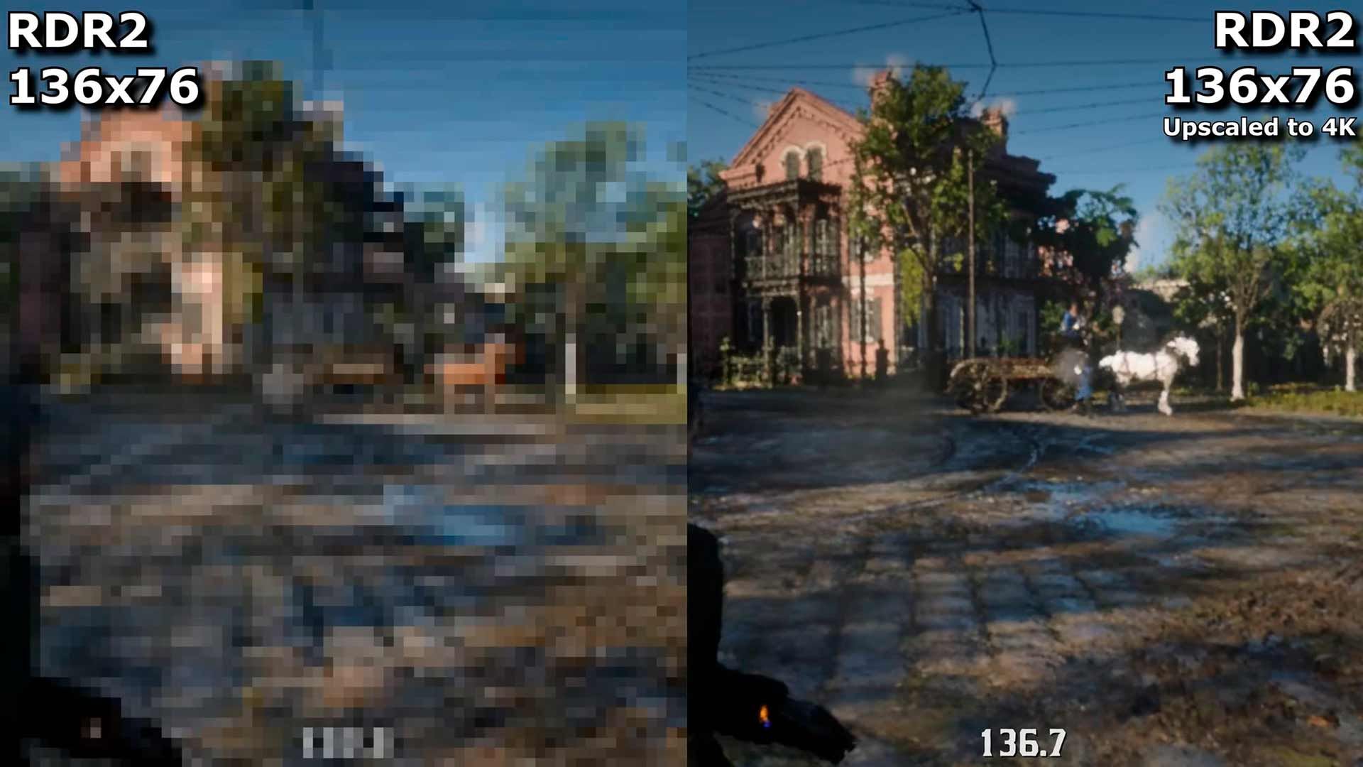 DLSS в сверхнизком разрешении