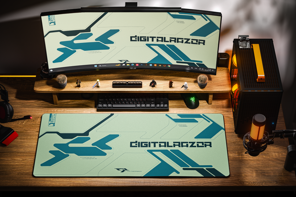 Branded White Blue 90x40см