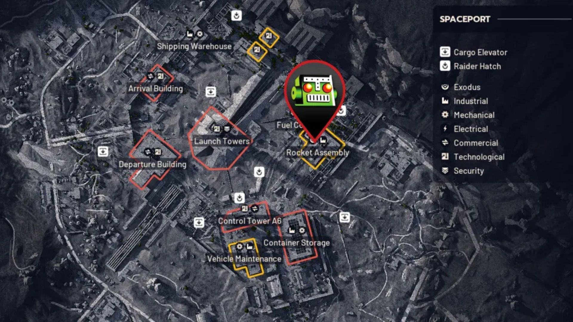 ARC Raiders Каркас место крафта