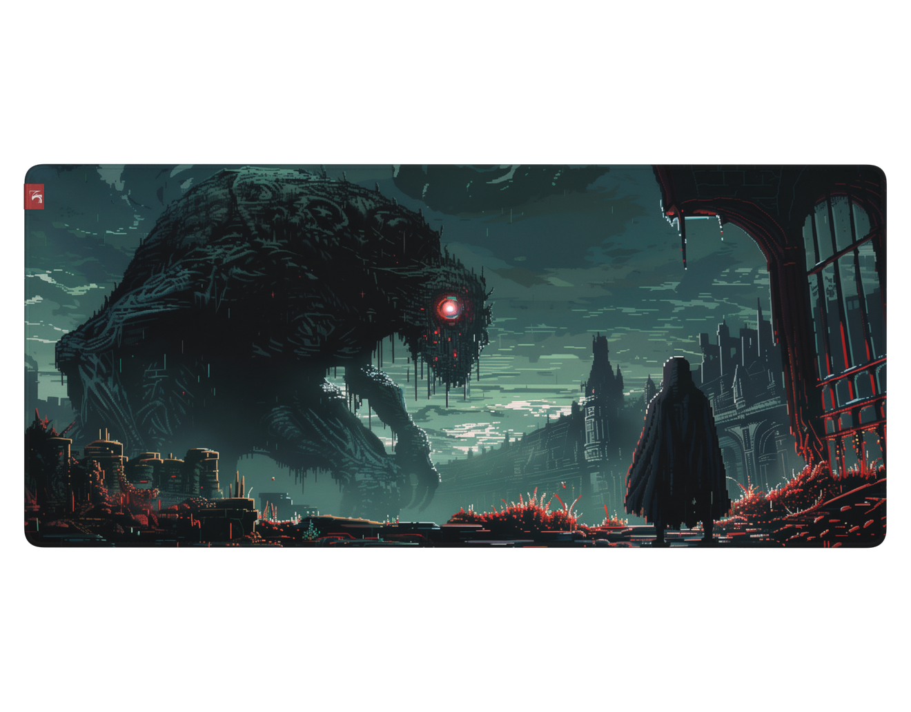 Коврик для мыши DigitalRazor Elden Ring pixel Green 90x40см, фото №5