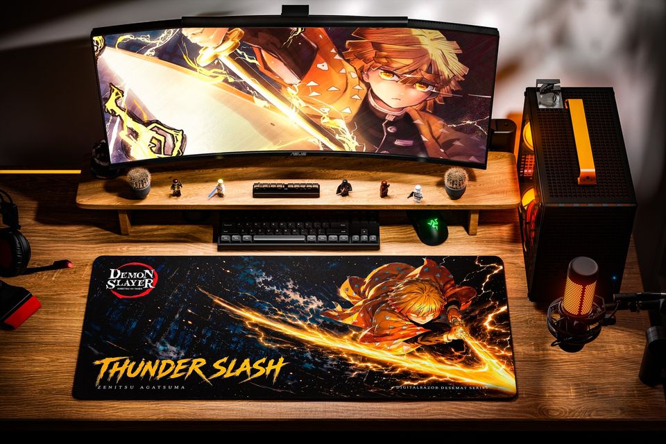 DigitalRazor Demon Slayer Thunder Slash 90х40см