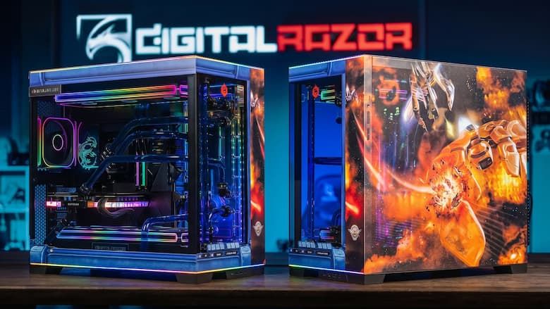 DigitalRazor SIGNATURE для стримера и игрового блогера: когда дизайн компьютера работает на контент