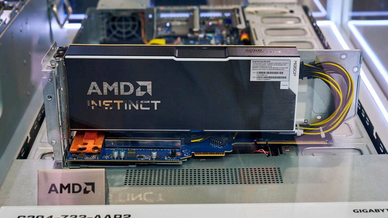 AMD Instinct MI350P: 144 ГБ HBM3E без OAM-платформы