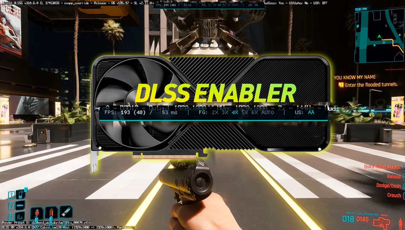 Энтузиасты запустили генерацию кадров x6 в обход ограничений NVIDIA