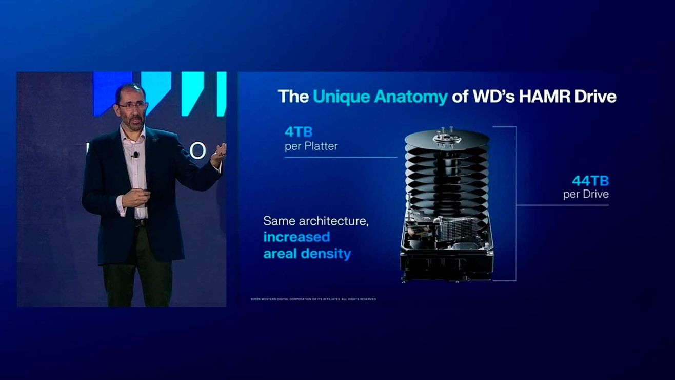 HDD наносят ответный удар: WD показала накопители на 40 ТБ