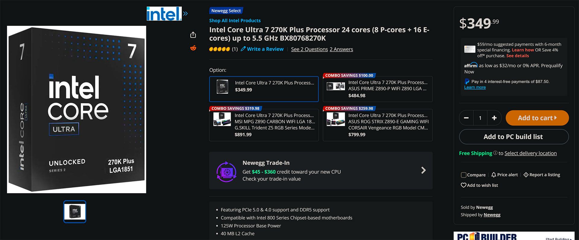 Core Ultra 200 Plus цены