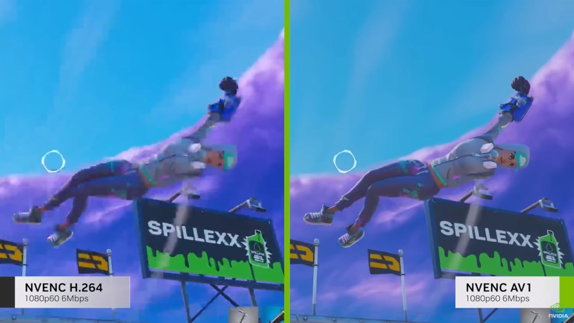 NVENC H.264 vs NVENC AV1