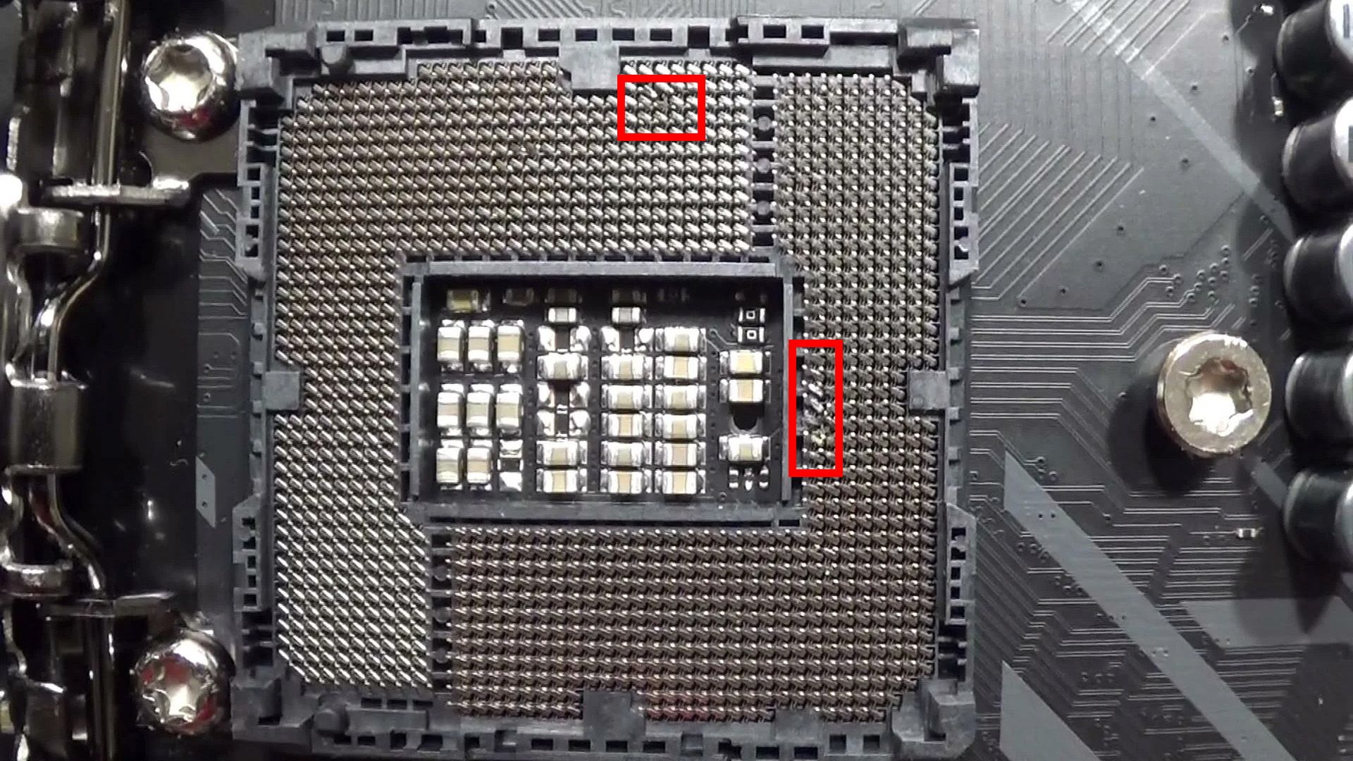 Погнутые ножки сокета