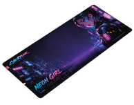 Коврик для мыши DigitalRazor DigitalRazor Neon Girl Cyberpunk 90х40см, фото №1
