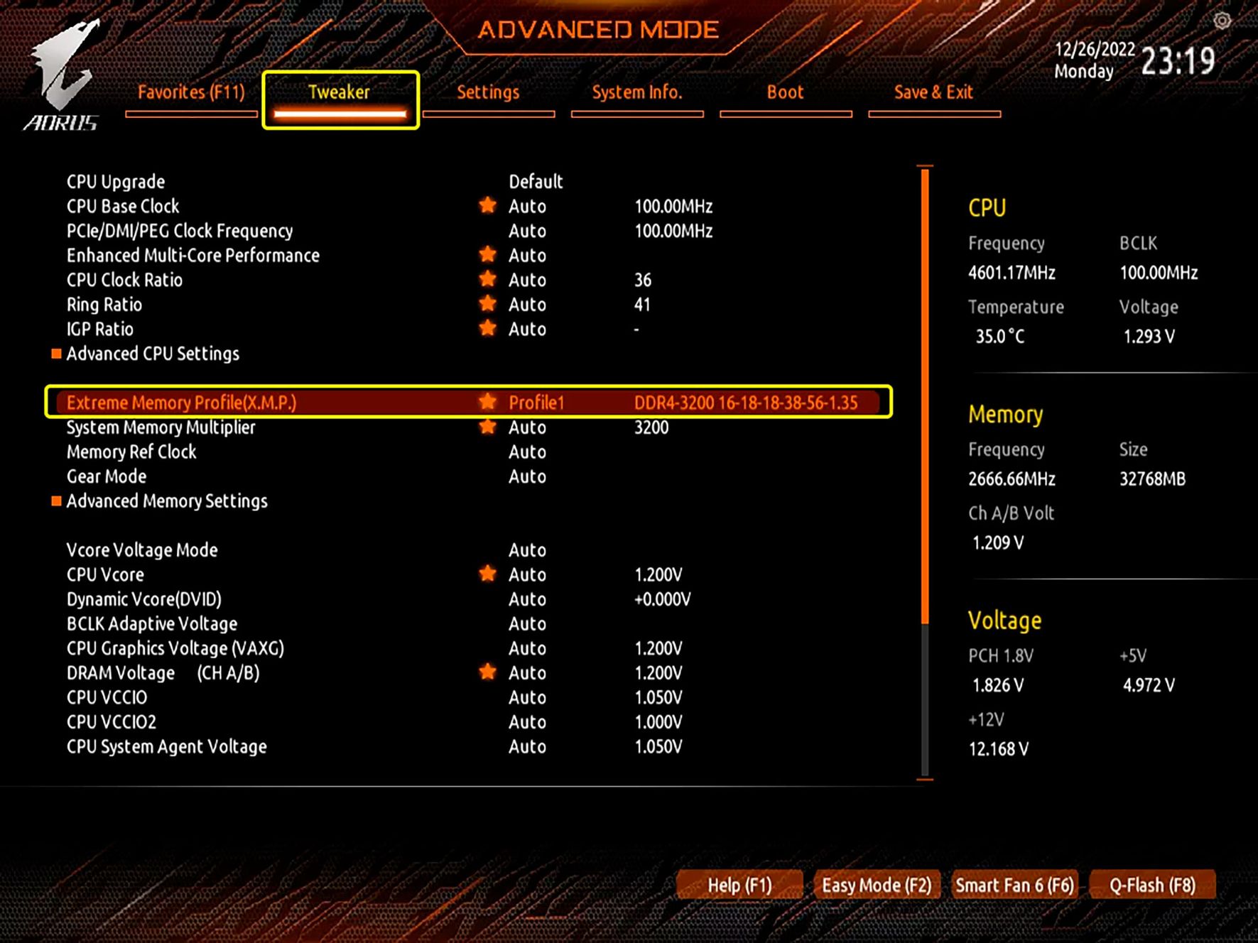 Gigabyte XMP