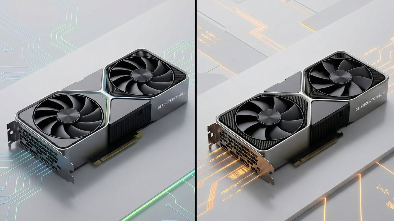 RTX 5060 vs 4060 Ti: подробное сравнение видеокарт и тесты в играх